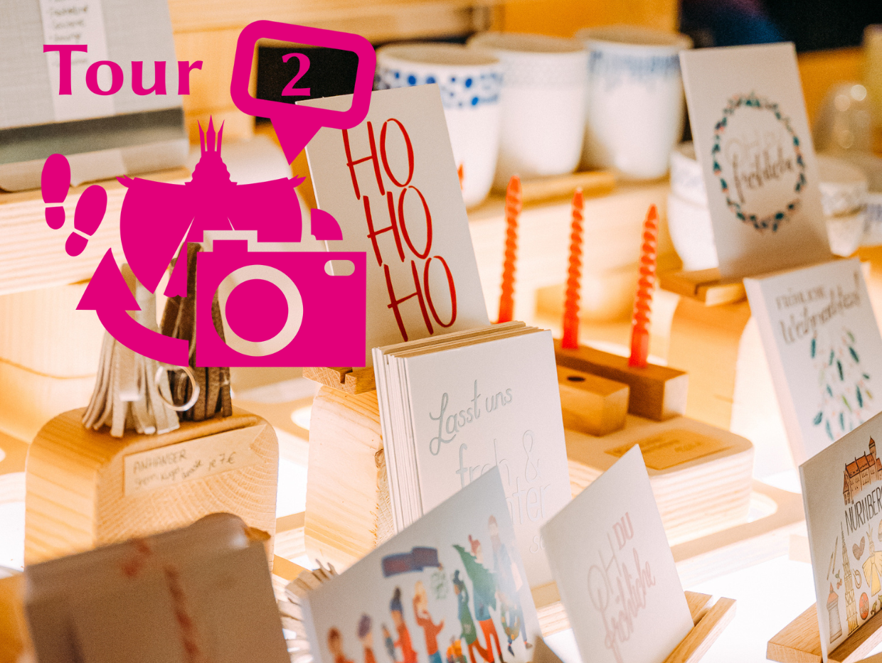 Tour 2: Kreative auf dem Christkindlesmarkt  Tour 2: Kreative auf dem Christkindlesmarkt
