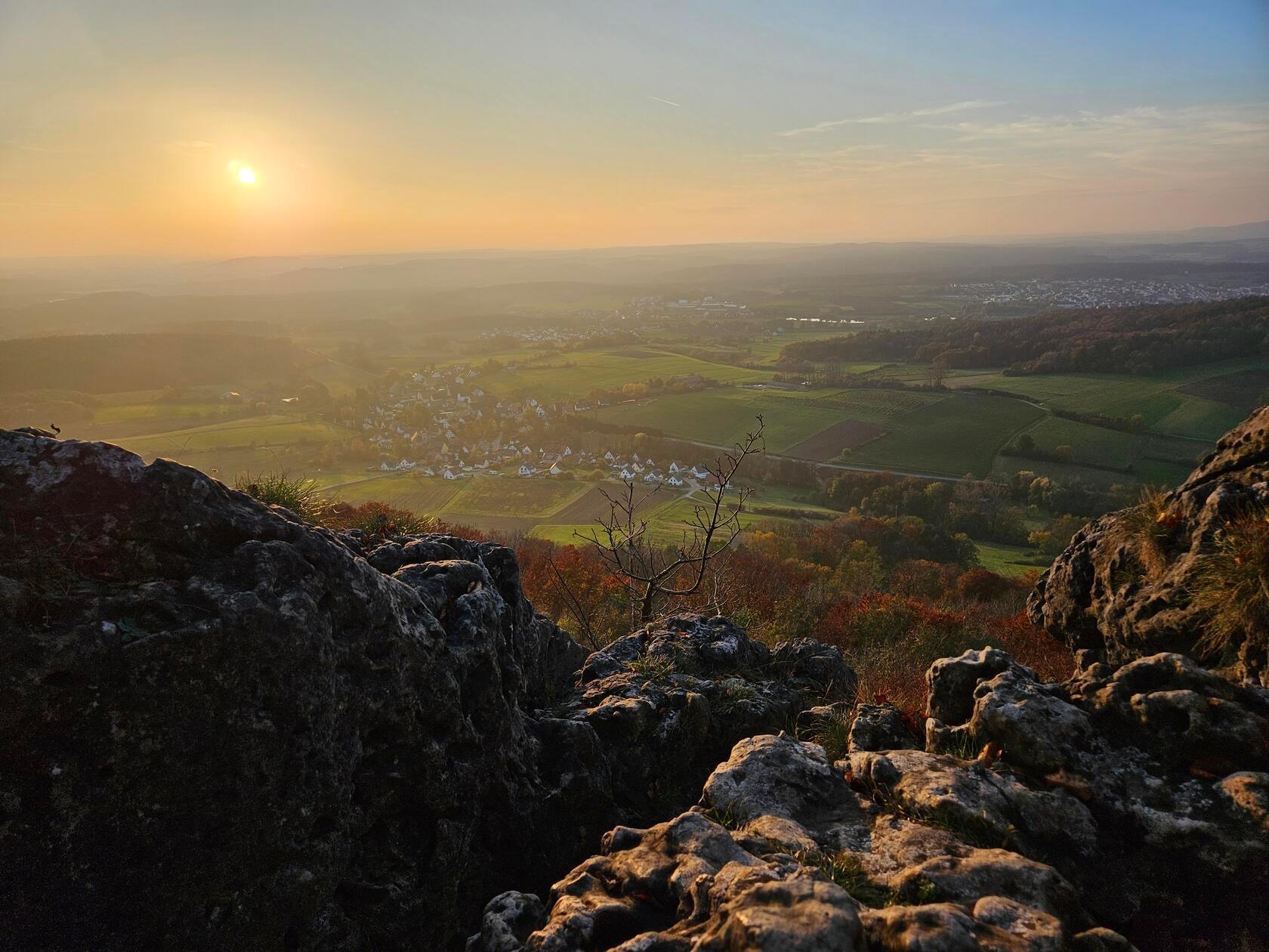 Herbststimmung am Glatzenstein.