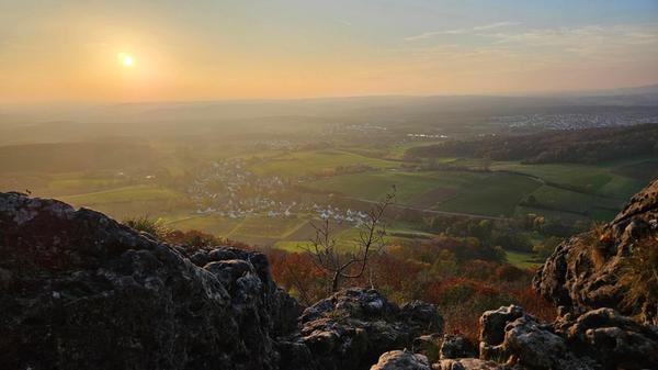 Herbststimmung am Glatzenstein.