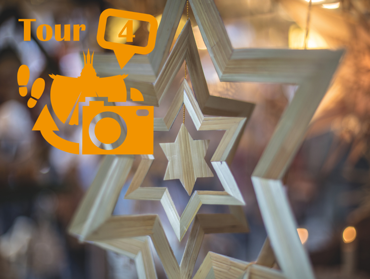 Tour 4: Für einen guten Zweck auf dem Christkindlesmarkt Tour 4: Für einen guten Zweck auf dem Christkindlesmarkt