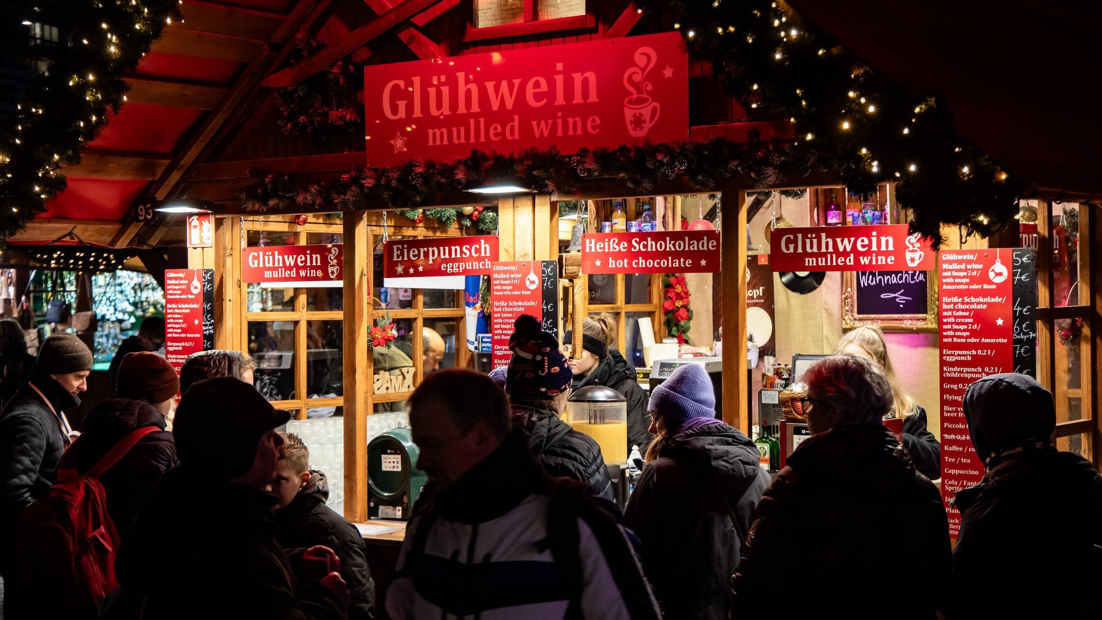 Christmas Market at Alexanderplatz in Berlin, Germ