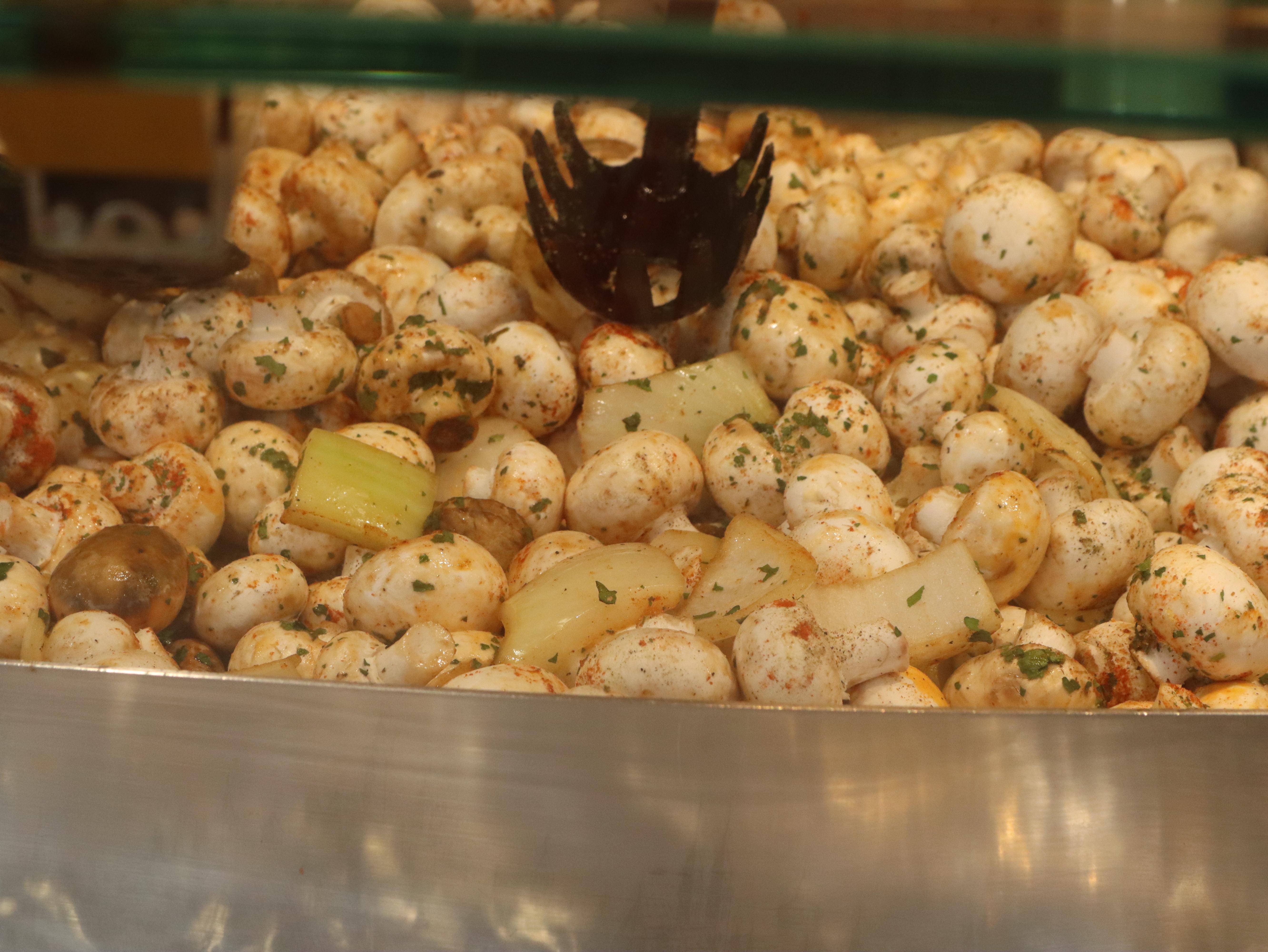 Champignonpfanne an der Bude Heimerl/Hartnagel