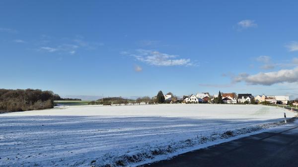Sonniger Wintertag bei Großviehberg.