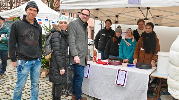 Ralph Bub, andrea Lorenz und Oberbürgermeister Pet