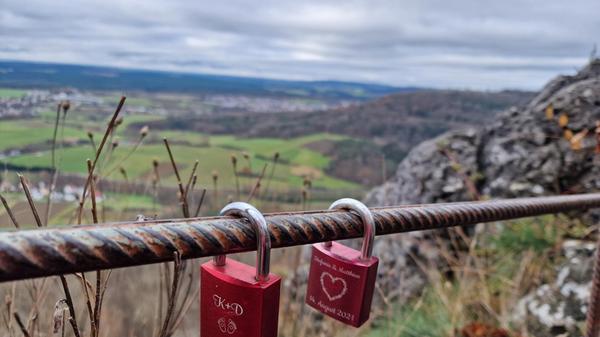 Blick vom Glatzenstein.