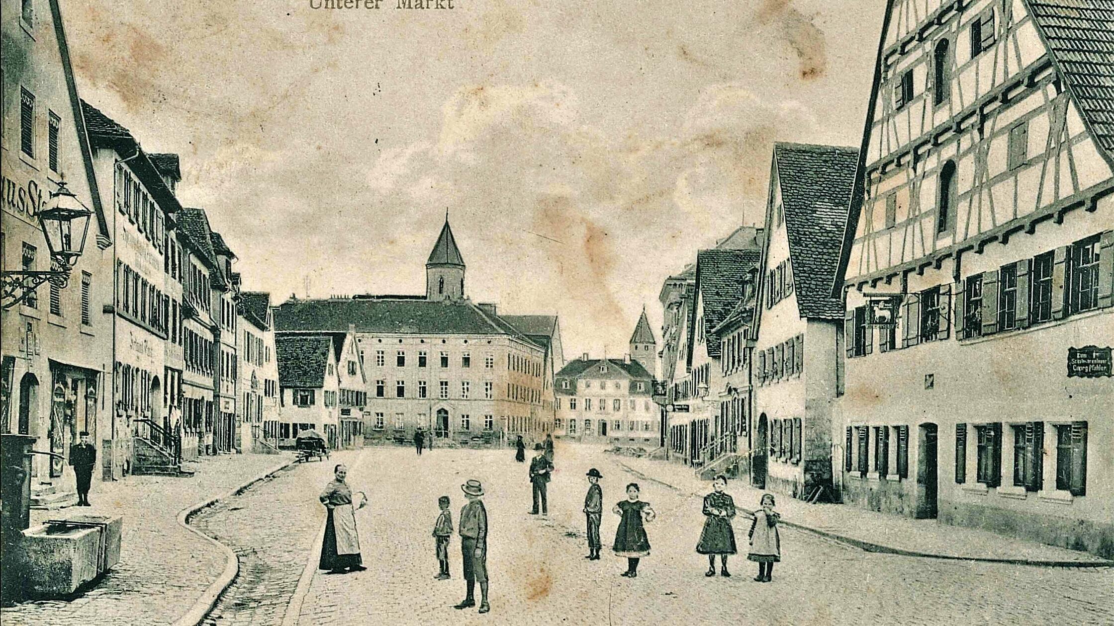 Marktplatz_Stadtarchiv Gunzenhausen