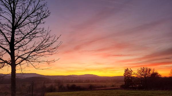 Abendstimmung bei Altensittenbach.