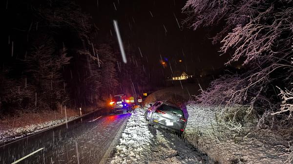 Starker Schneefall am Donnerstagabend (02.01.2025)