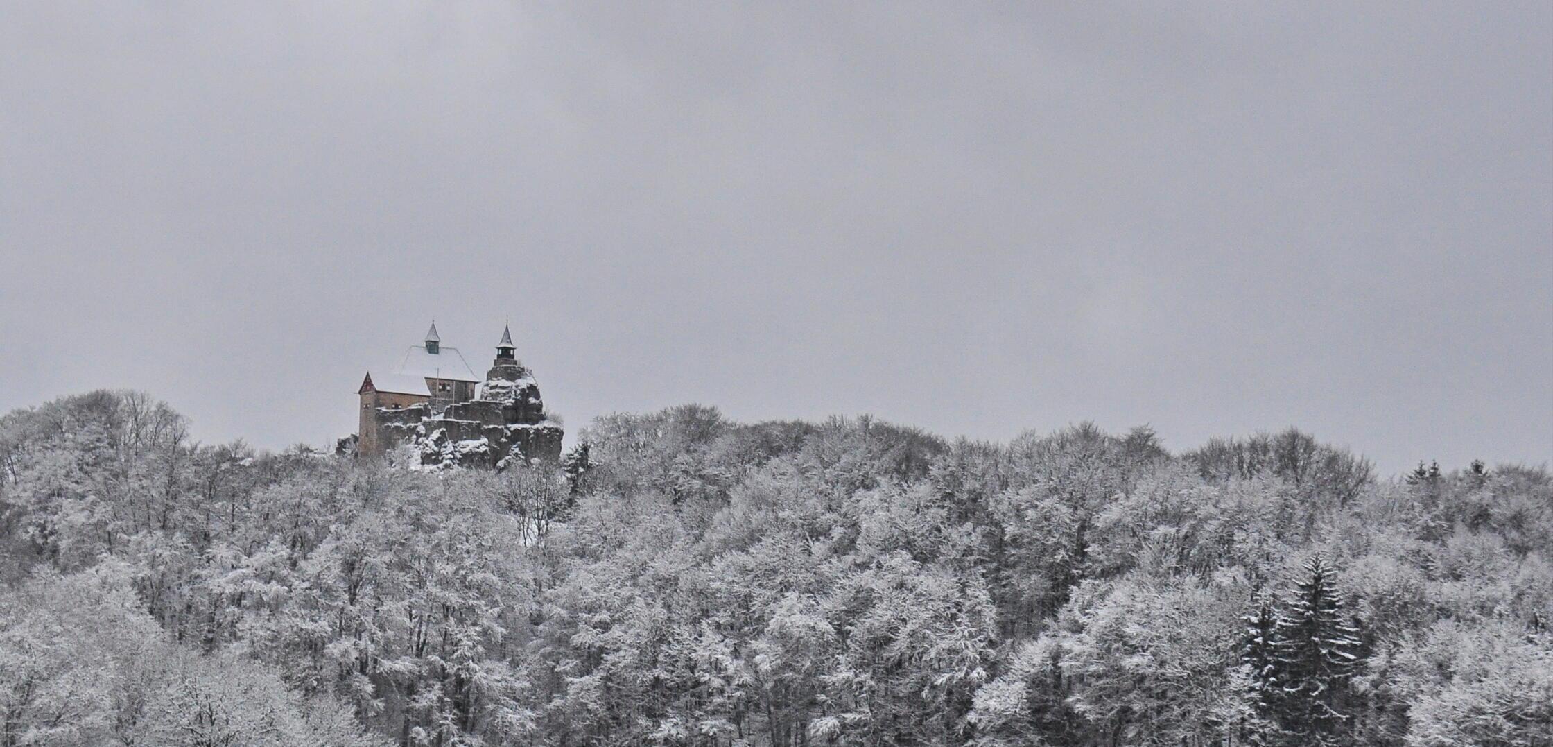 So sieht Winter am Hohenstein aus.