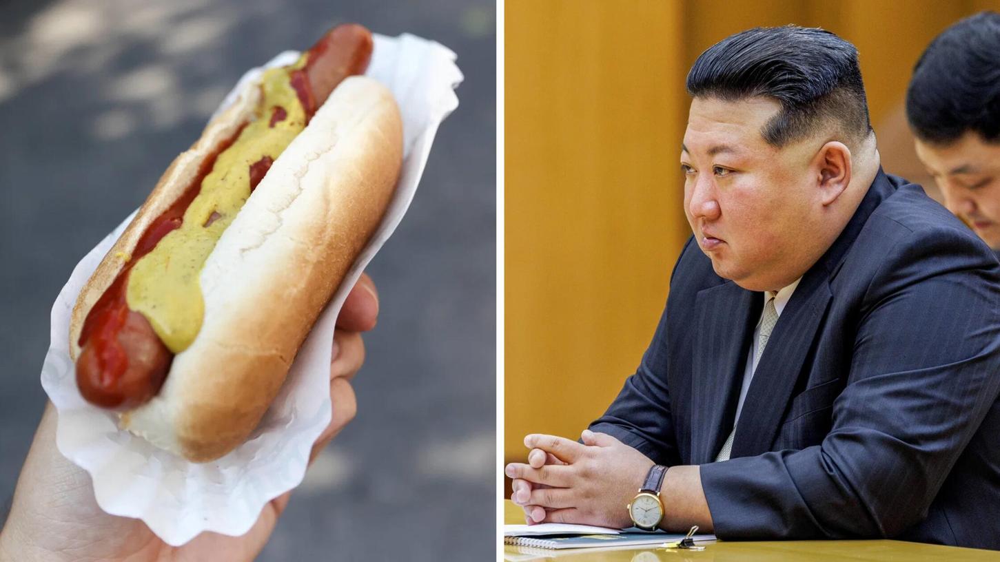 Mit weiteren Verboten will Kim Jong Un das Volk in Nordkorea weiterhin von westlichen Einflüssen abschirmen - jetzt hat er den Verkauf und die Zubereitung von Hotdog-Würstchen verboten. Mit weiteren Verboten will Kim Jong Un das Volk in Nordkorea weiterhin von westlichen Einflüssen abschirmen - jetzt hat er den Verkauf und die Zubereitung von Hotdog-Würstchen verboten.