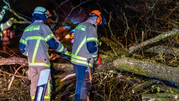 Der Sturm, der am Donnerstagabend über Bayern fegte, hat auch vor der Region nicht Halt gemacht.