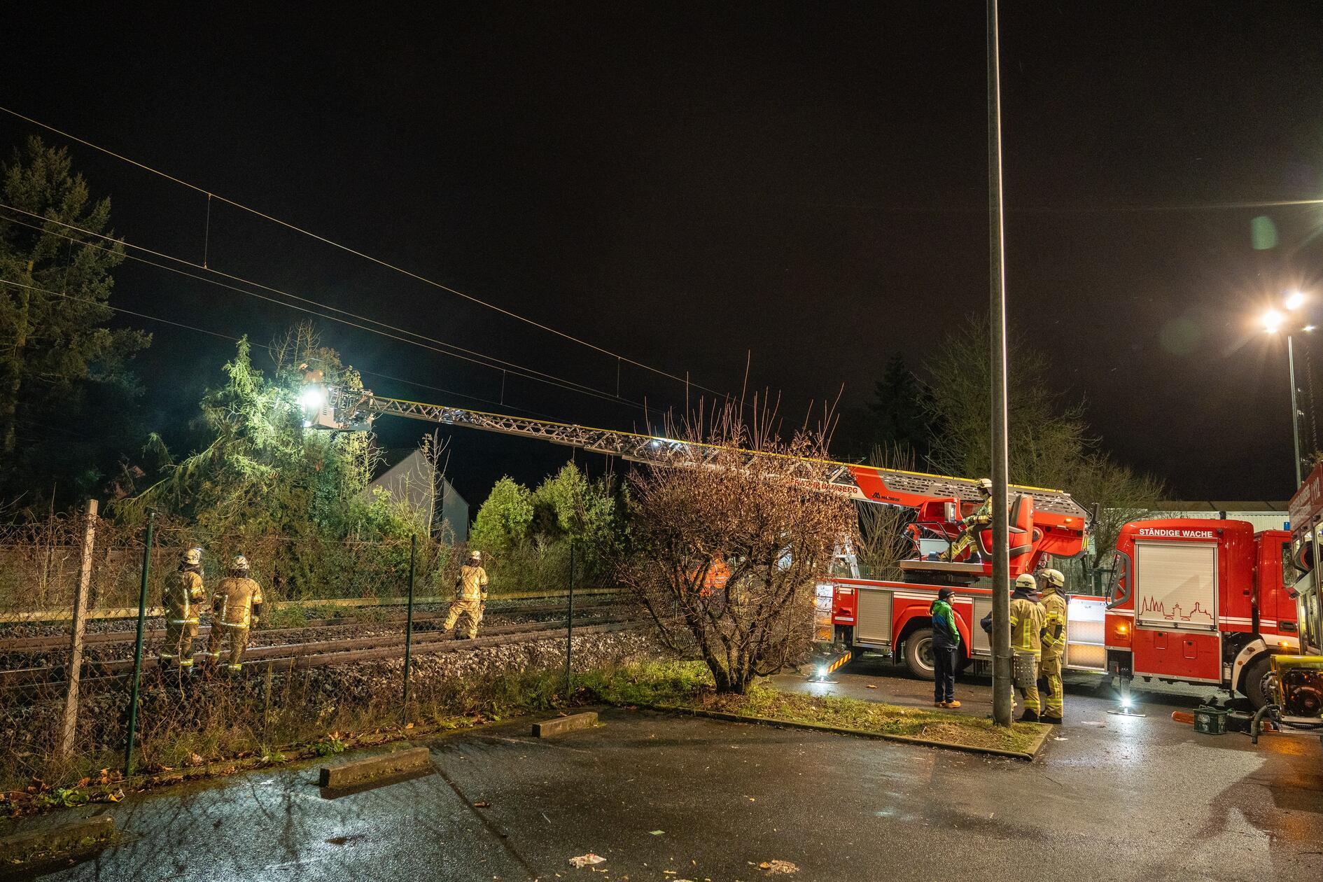 Der Sturm, der am Donnerstagabend über Bayern fegte, hat auch vor der Region nicht Halt gemacht.