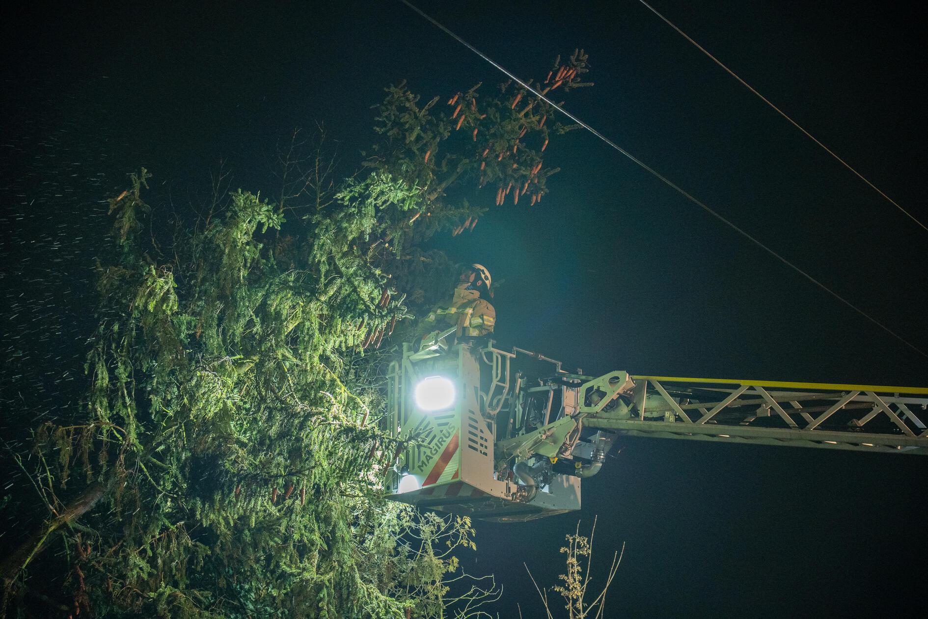 Auch im Landkreis Bamberg kam es zu Unwetterschäden.