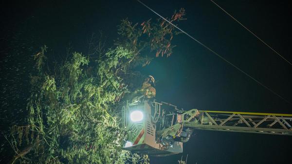 Auch im Landkreis Bamberg kam es zu Unwetterschäden.