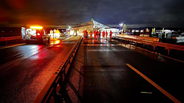 Der Zwischenfall ereignete sich nahe der Anschlussstelle Höchstadt Ost im Landkreis Erlangen-Höchstadt.