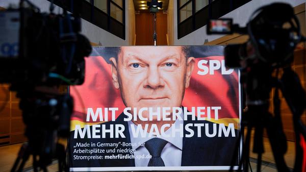 Kampagnenpraesentation fuer den Bundestagswahlkamp