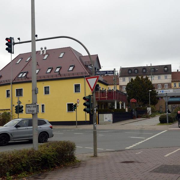 Auch die Kreuzung Münchener Straße / Gerberei steh