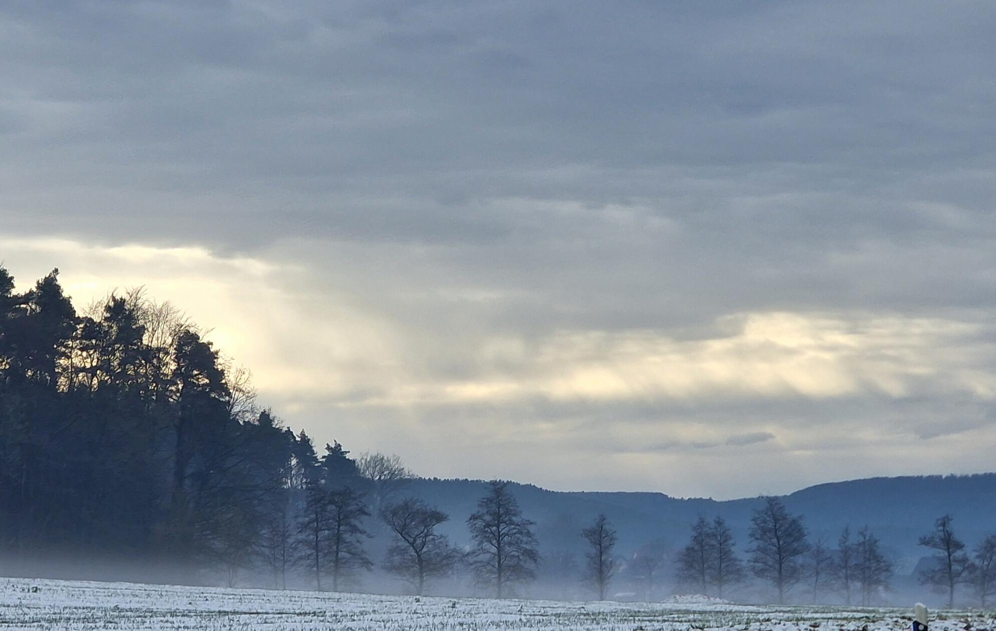 Winterlandschaft bei Kühnhofen.