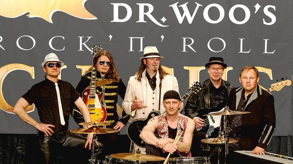 Dr. Woo's Rock ’n’ Roll Circus bespielt am Freitag, 24. Januar, den Hirsch. Ab 20 Uhr dröhnt die Rockmusik der Band aus den Boxen. Tickets für das Konzert gibt es für rund 29 Euro.