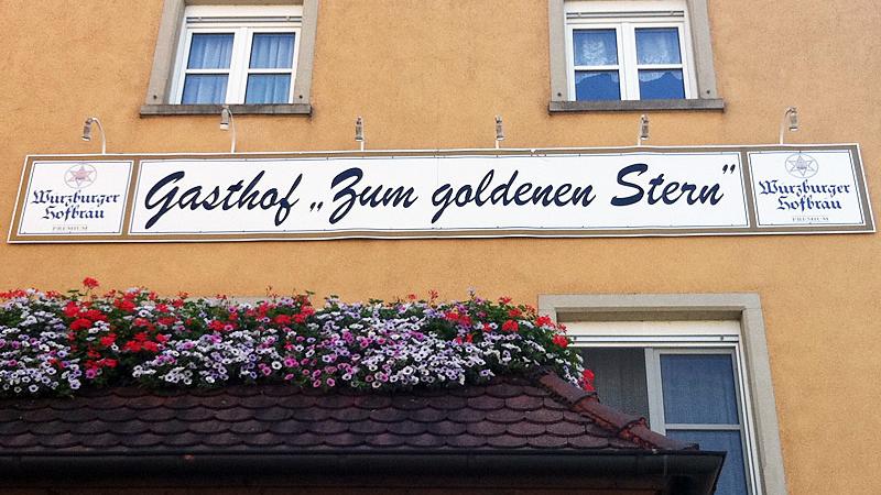 Gasthof Zum goldenen Stern, Uffenheim - Rudolzhofen