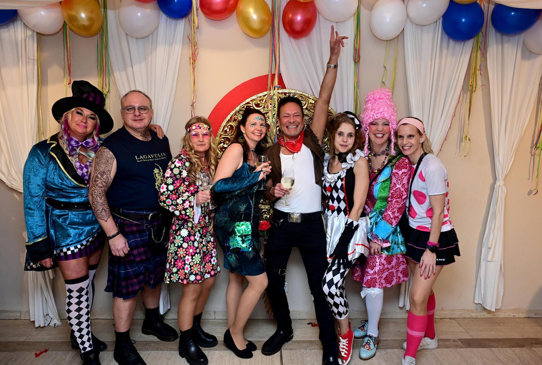 Das strahlende Lächeln hatten aber alle Gäste des bunten Fasching-Abends gemeinsam.