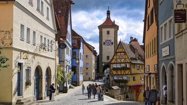 Plönlein, historisches Viertel in der Altstadt von