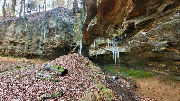 Die Hunnenschlucht bei Happurg.