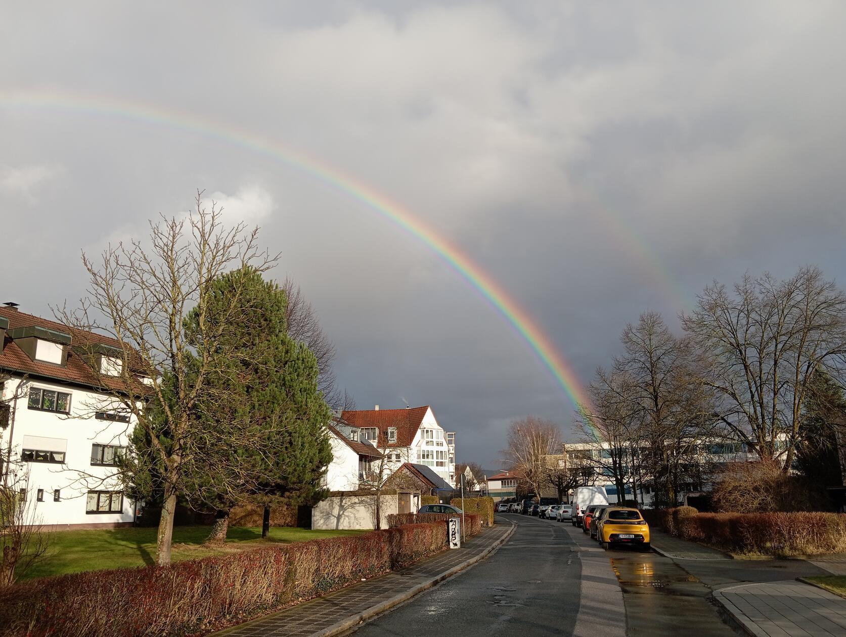 Regenbogen über Altensittenbach.