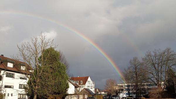 Regenbogen über Altensittenbach.