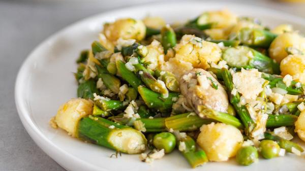 gnocchi,frühlings-gnocchi-pfanne,frühlingsküche,gn