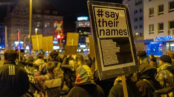 19.02.2024, Gedenkdemonstration Hanau, Nürnberg: U