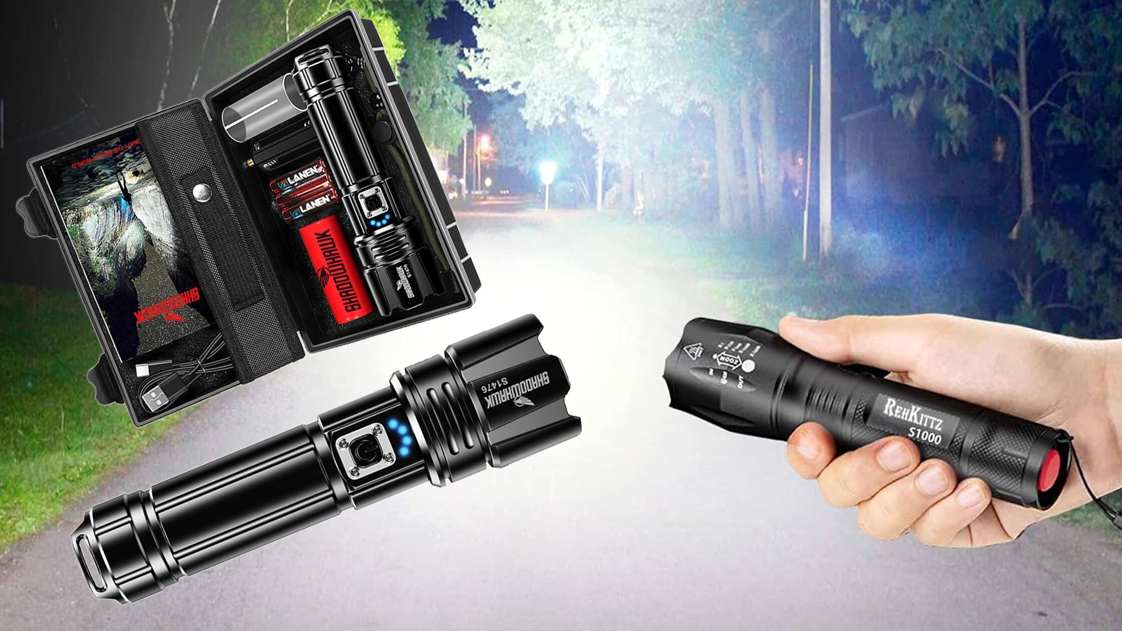 Knipst sogar 50 % Rabatt f&uuml;r Shadowhawk aus: LED-Taschenlampe kostet kurz keine 4,40 Euro