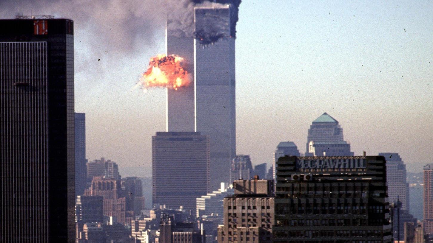 Die brennenden Twin Towers in New York: Knapp 3000 Menschen starben bei den Terroranschlägen vom 11. September.