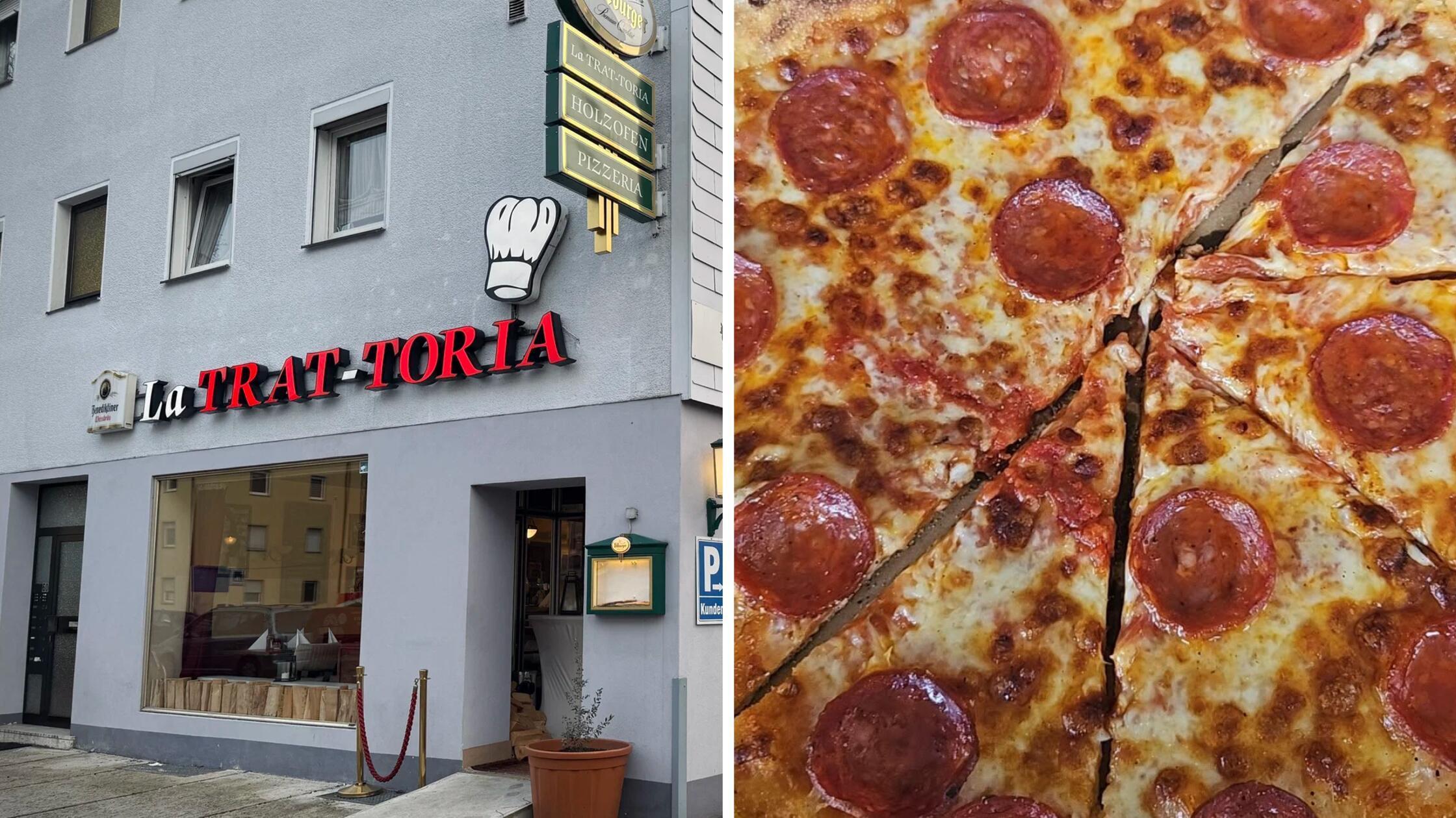 Leckere Pizza gibt es auch in Gleißhammer, genauer gesagt: bei La Trat-Toria. In der Zerzabelshofstraße bekommen Gäste ihre Pizza aus dem Holzofen in einem urigen Lokal serviert.
