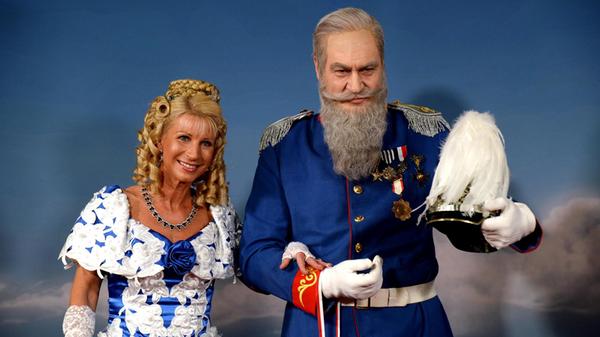 Den grauen Schnauzer wollte Markus gar nicht mehr ablegen und zeigte sich 2018 mit Karin als Prinzregent.