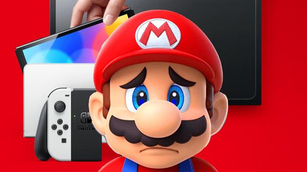 Nintendo Switch Mario Sad