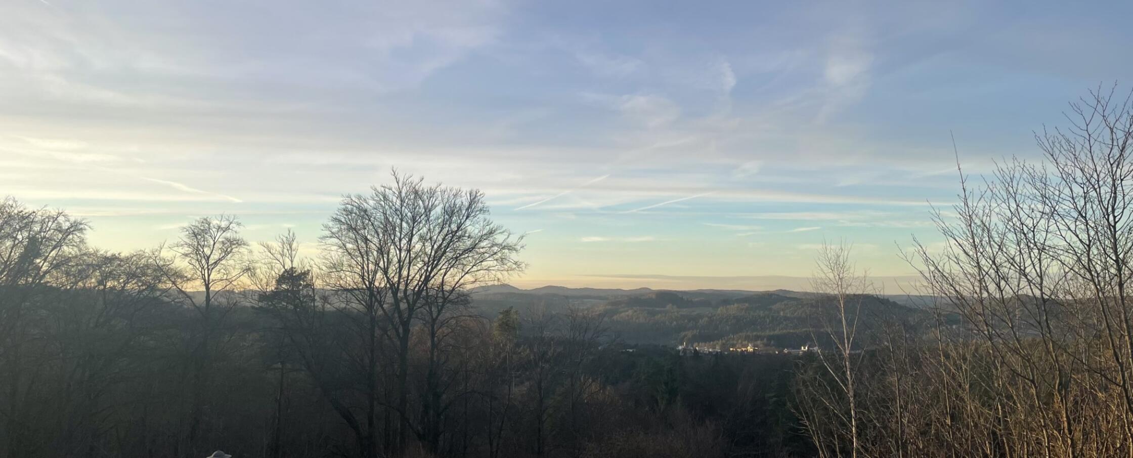 Blick von der Burg Hartenstein.