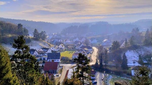 Blick auf den Alfelder Ortsteil Ziegelhütte.