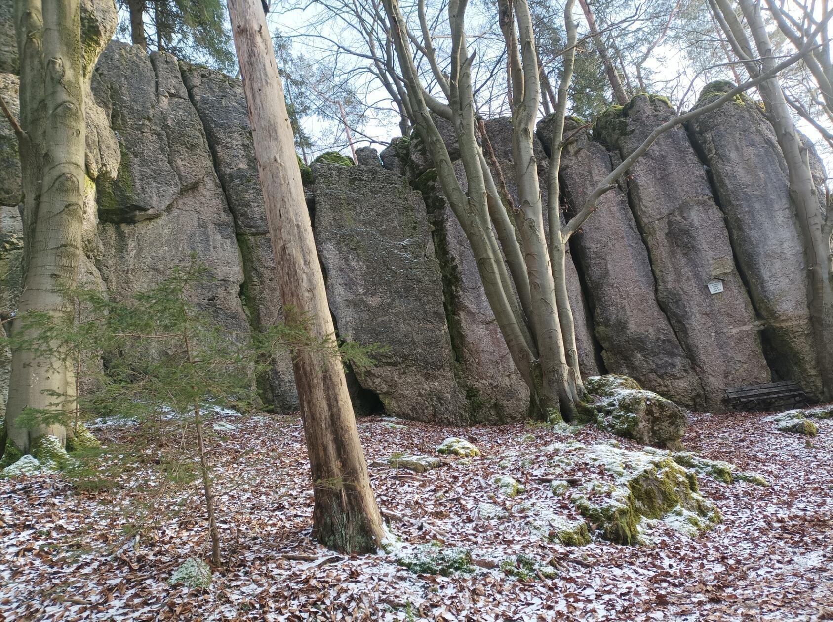 Der Felsengarten Sieben Brüder bei Etzelwang.