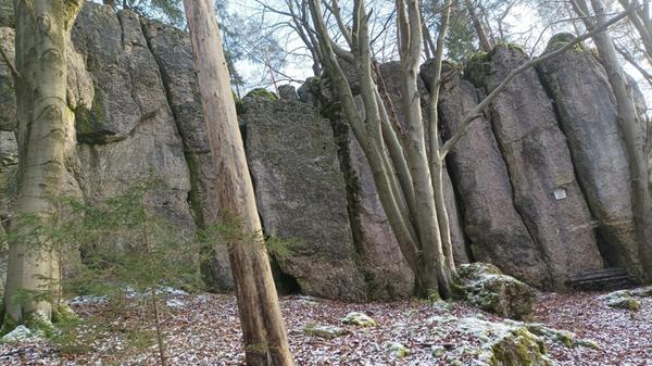 Der Felsengarten Sieben Brüder bei Etzelwang.