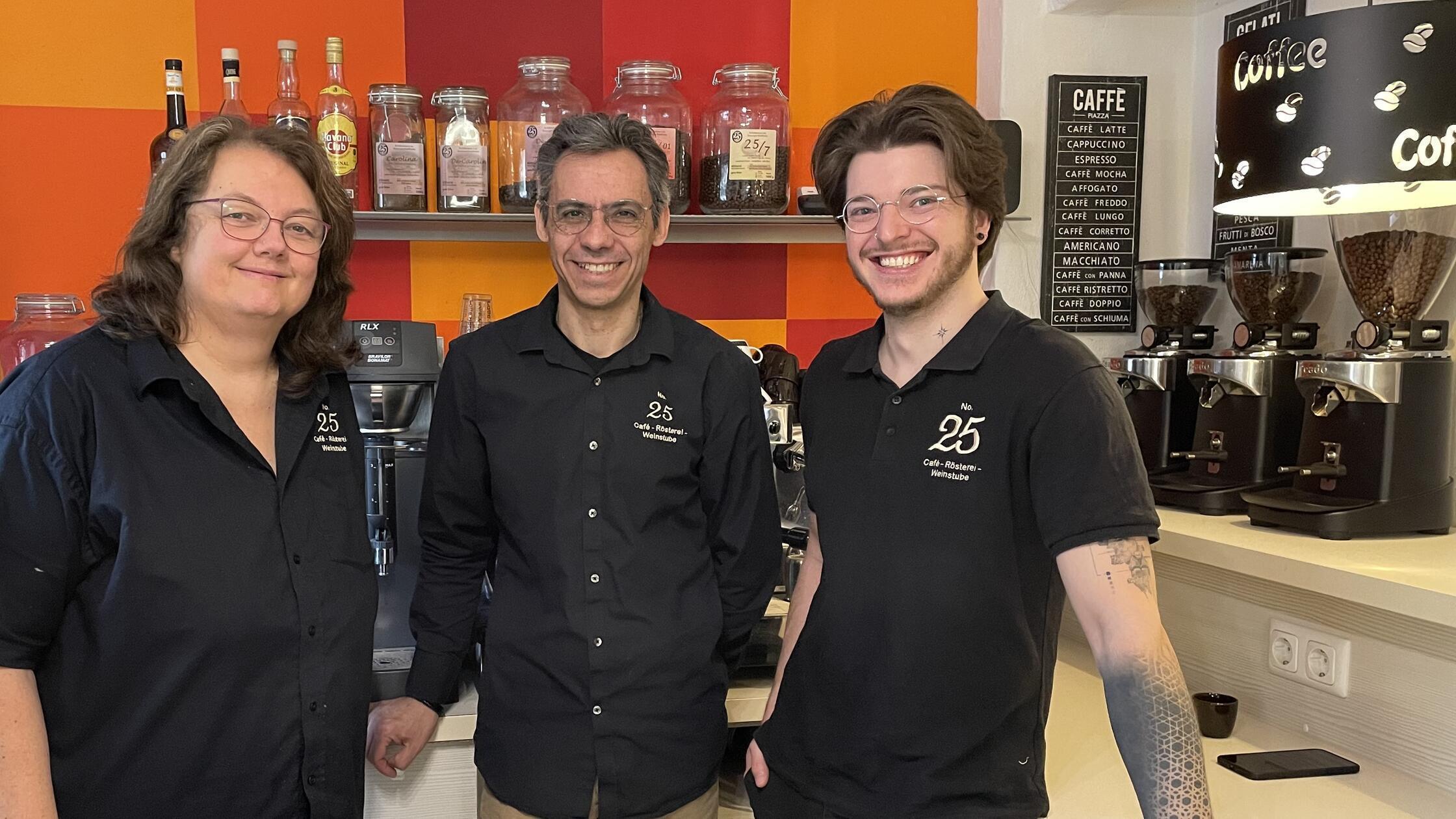 Das Team der Kaffeemanufaktur No25