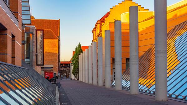 Nurnberg, Germany, August 10, 2022: Sunrise view o