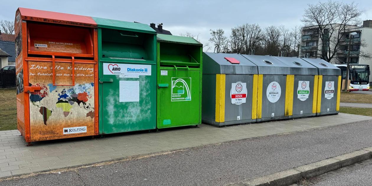 Wo Ist Der Nächste Altglascontainer In Meiner Nähe Altglascontainer umgezogen: Rother Stadtverwaltung ruft zu Einhalten