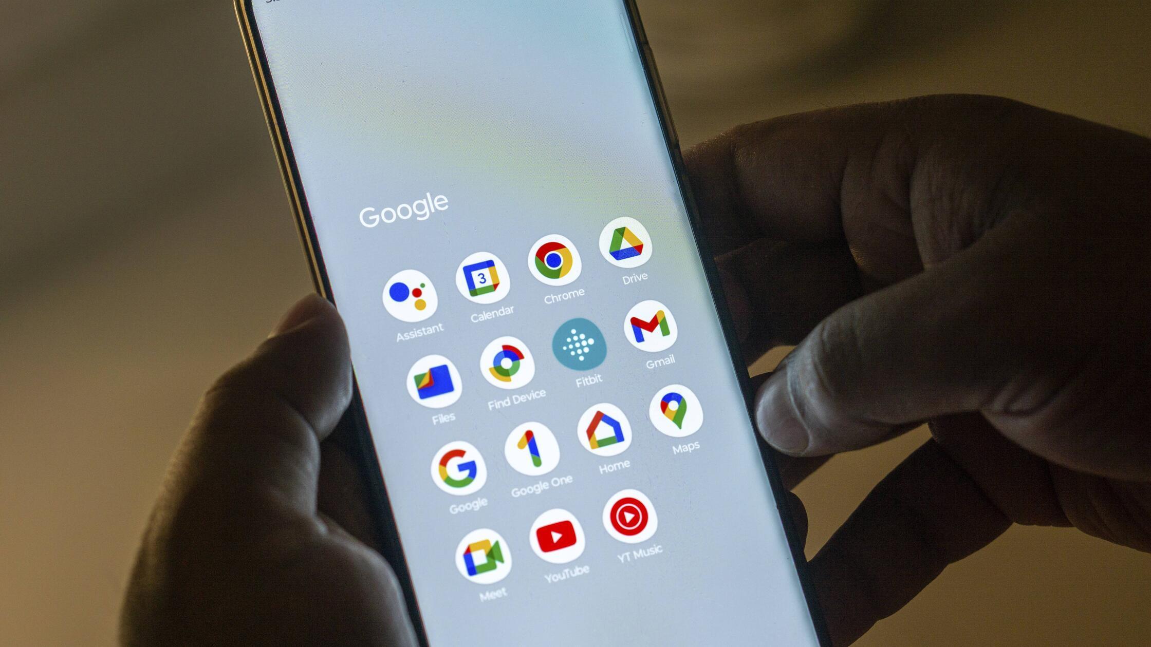 Google Dienste Google Assistant, Kalender, Chrome,