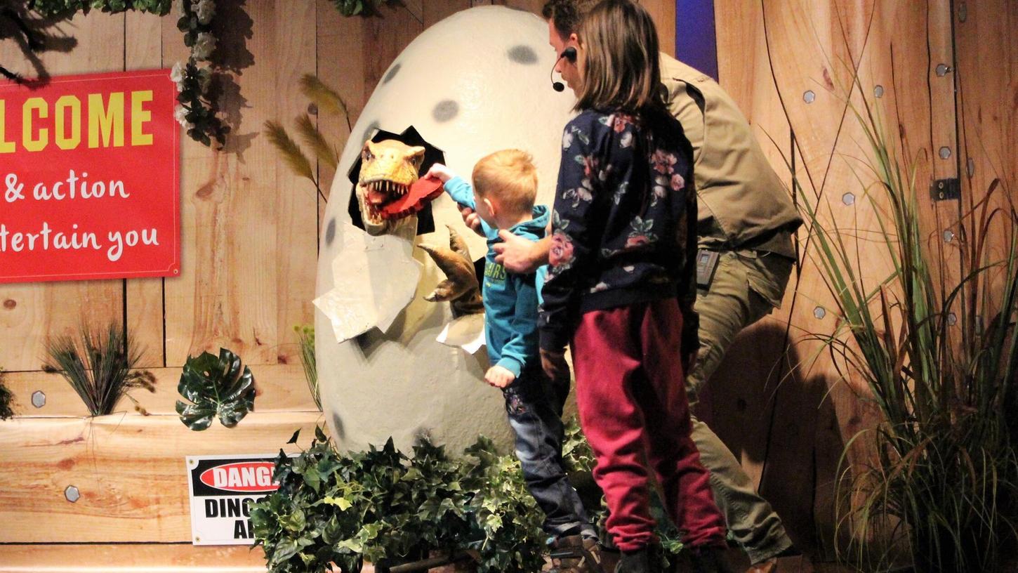 Dinos zum Anfassen gibt es am 30. März in Schwabach. Dinos zum Anfassen gibt es am 30. März in Schwabach.