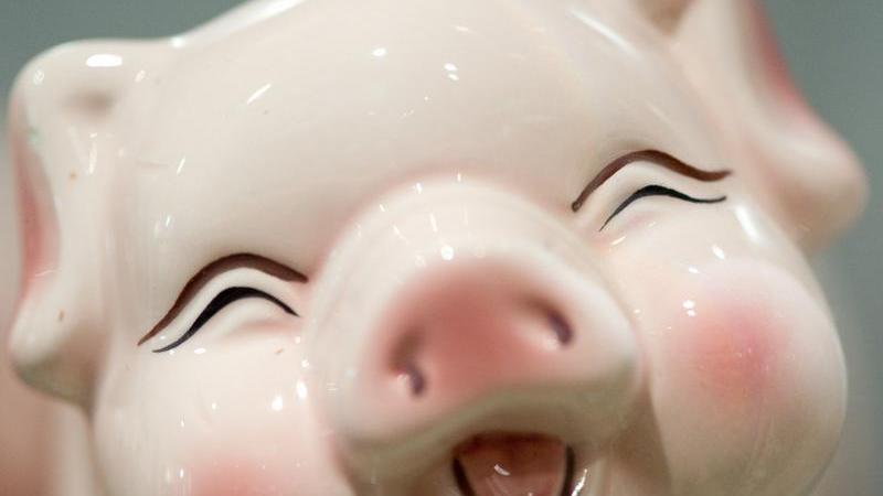 Schwein gehabt: Ein netter Spender schenkte einer Achtjährigen ein neues Sparschwein samt Inhalt, nachdem ihre prall gefüllte Sparsau bei einem Einbruch gestohlen worden war.