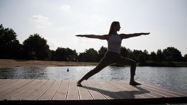 ILLUSTRATION - Ein typischer Bestandteil eines Yog