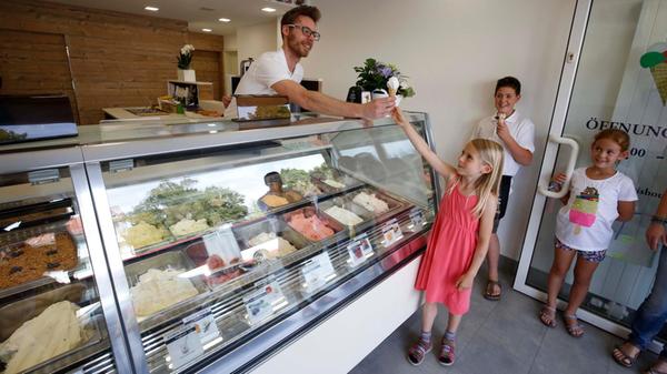 Nuernberg. 04.08.2016..Eisboutique in Eibach ist e