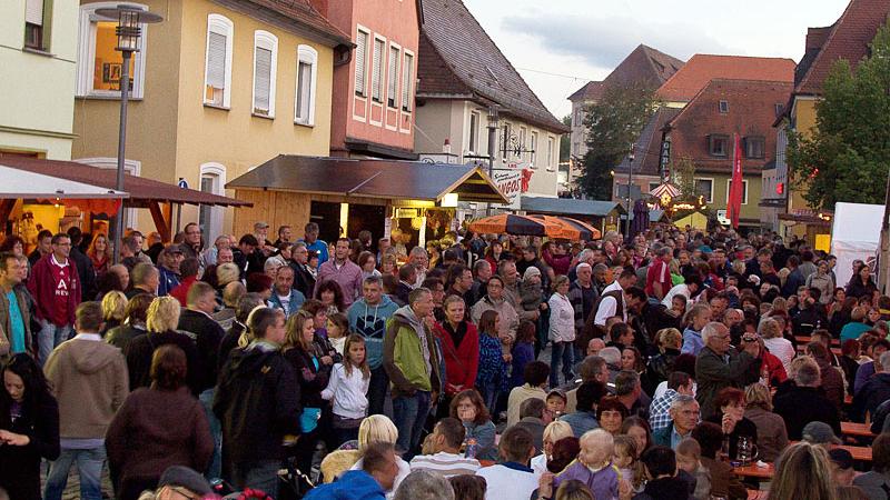 Impressionen vom 2017er Altstadtfest in Höchstadt