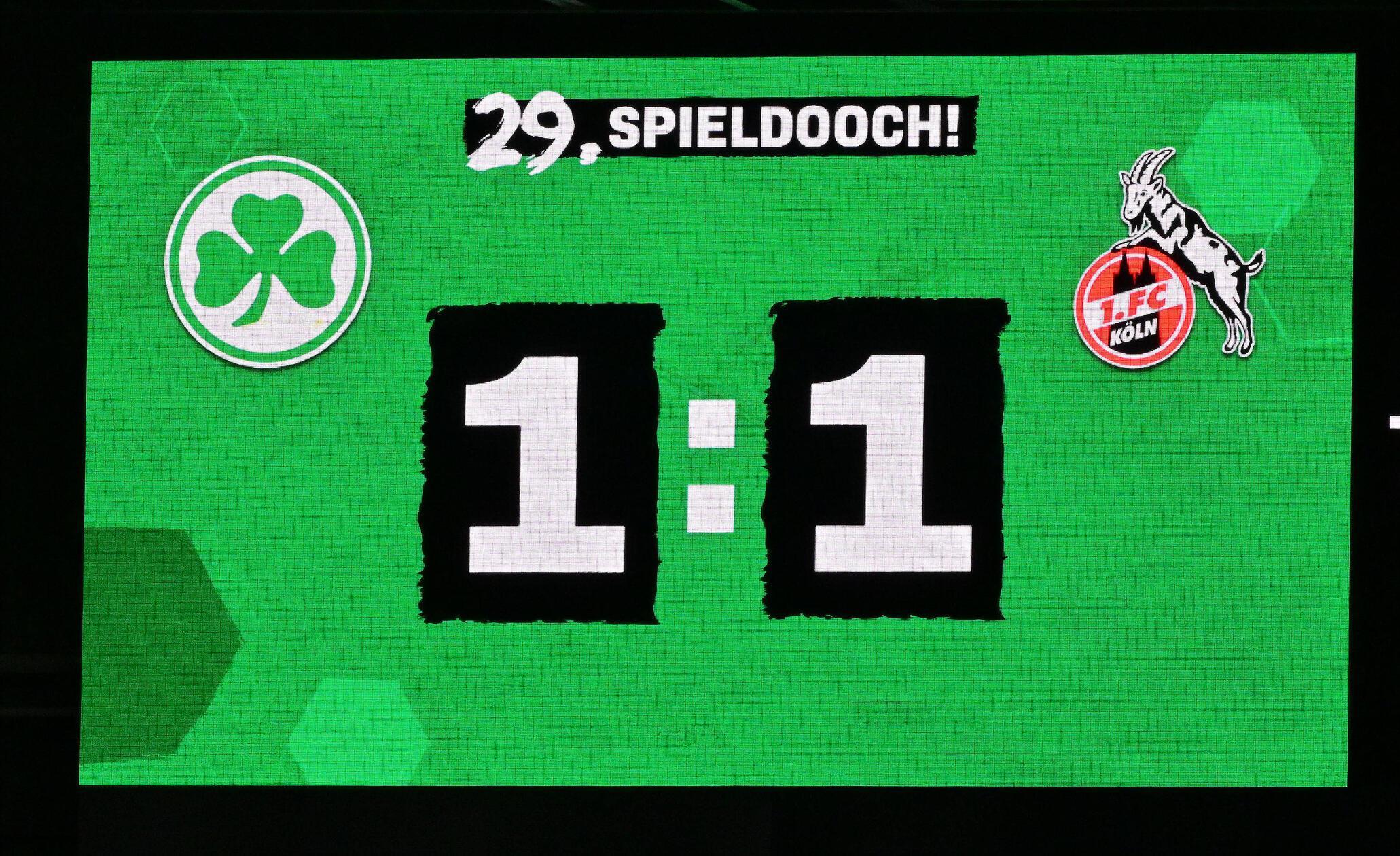 Nach unterhaltsamen 90 Minuten bleibt es bei der Punkteteilung. Beide Mannschaften hatten zahlreiche Gelegenheiten, die Partie für sich zu entscheiden.